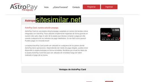 astropaycard.com.py alternative sites