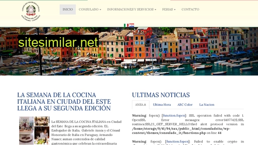 consuladoitalianocde.org.py alternative sites