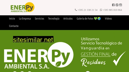 enerpyambiental.com.py alternative sites