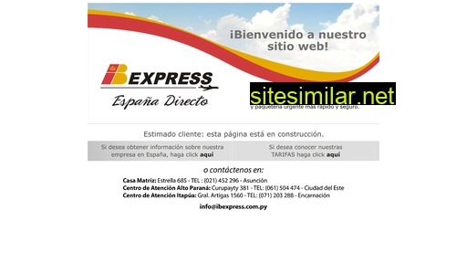 ibexpress.com.py alternative sites