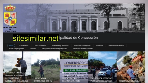 municipalidadconcepcion.gov.py alternative sites