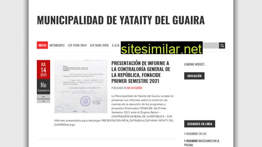 municipalidadyataitydelguaira.gov.py alternative sites