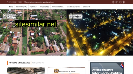 municipalidadybyyau.gov.py alternative sites