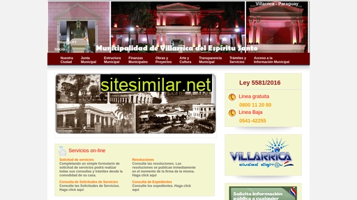 villarrica.gov.py alternative sites