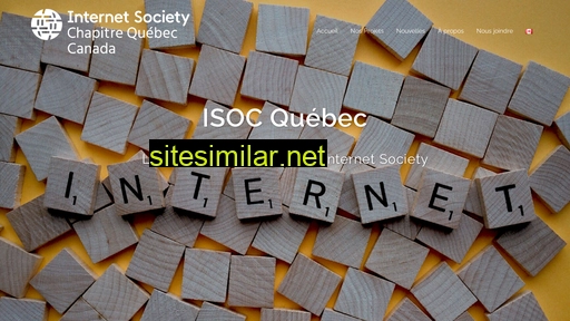 isoc.quebec alternative sites
