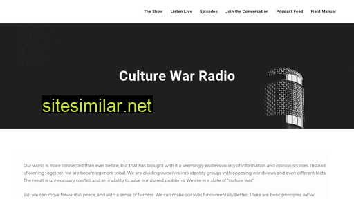 culturewar.radio alternative sites