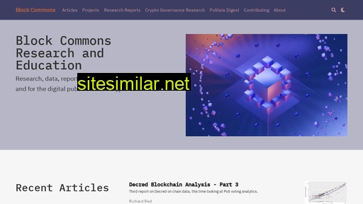 Blockcommons similar sites