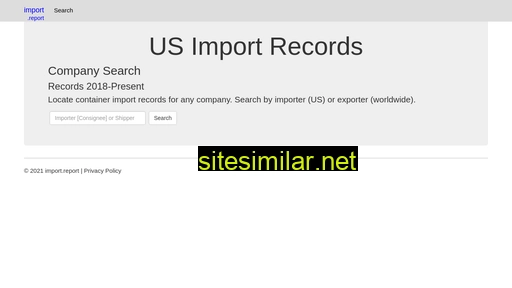 import.report alternative sites