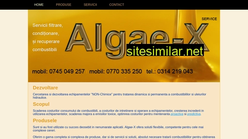 algae-x.ro alternative sites
