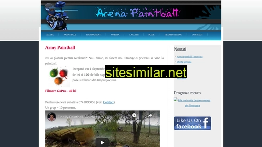 Arenapaintball similar sites