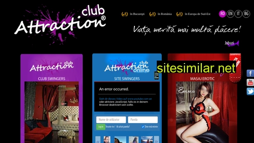 attractionclub.ro alternative sites