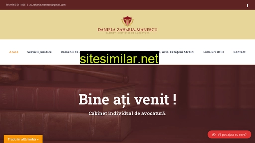 avocatzahariamanescu.ro alternative sites