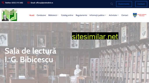 bibliotecajudeteanamh.ro alternative sites