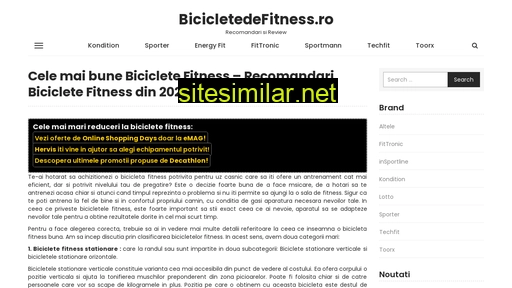 bicicletedefitness.ro alternative sites