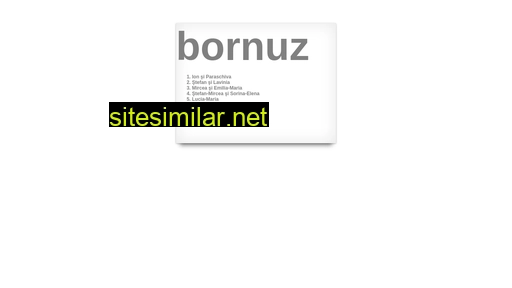 bornuz.ro alternative sites
