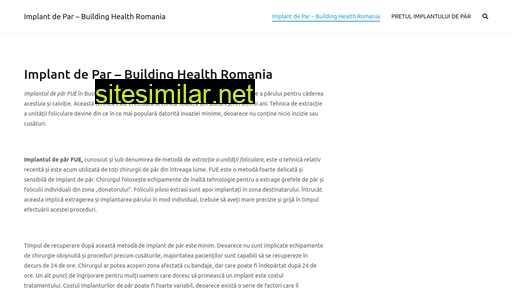 building-health.ro alternative sites