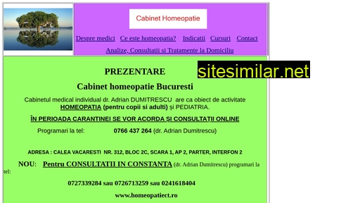 cabinethomeopatie.ro alternative sites