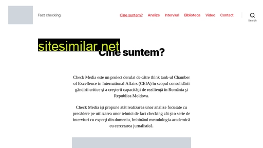 checkmedia.ro alternative sites