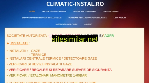 climatic-instal.ro alternative sites