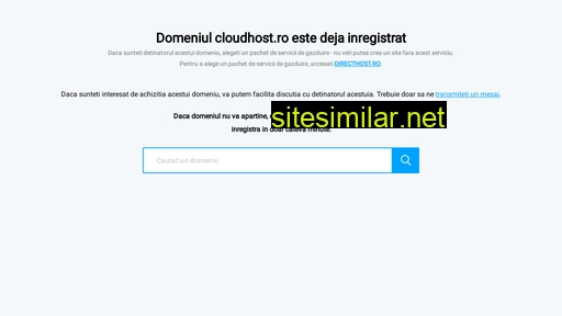 cloudhost.ro alternative sites