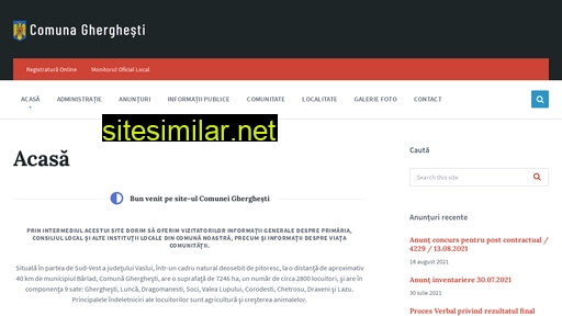 comunagherghesti.ro alternative sites