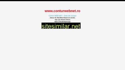 conturweb.ro alternative sites