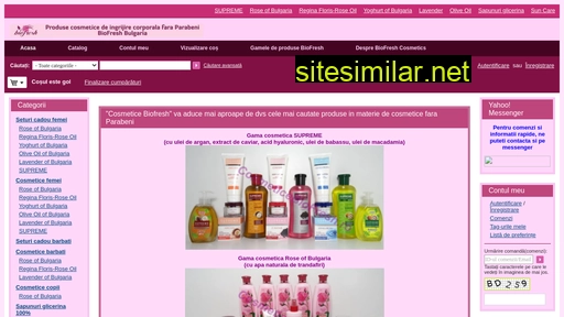 Cosmeticebiofresh similar sites
