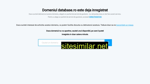 database.ro alternative sites
