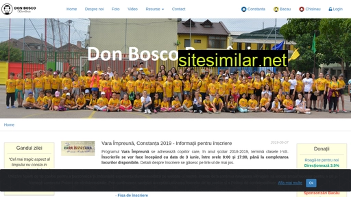 donbosco.ro alternative sites