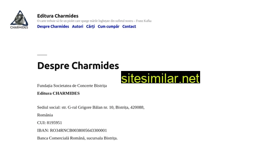 Edituracharmides similar sites