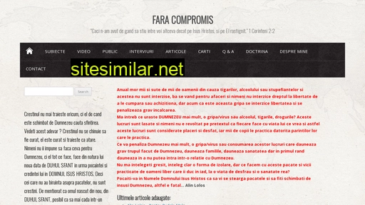faracompromis.ro alternative sites