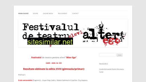 Festivalulalterego similar sites