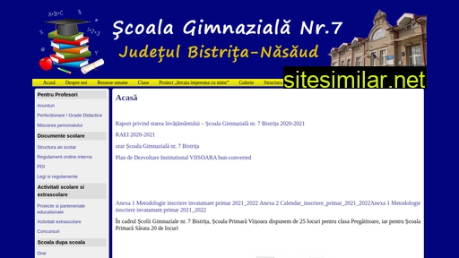Gimnaziala7bistrita similar sites