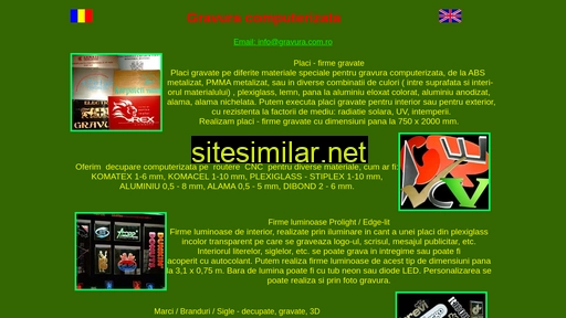 gravura.com.ro alternative sites