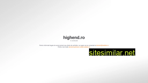 highend.ro alternative sites