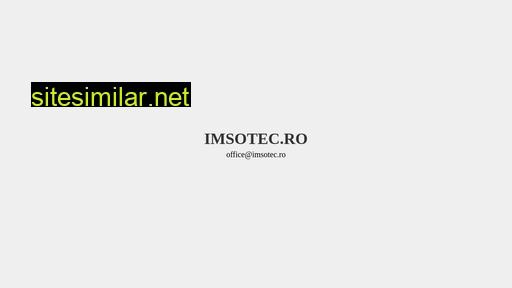 imsotec.ro alternative sites