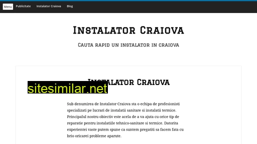 instalator-craiova.ro alternative sites