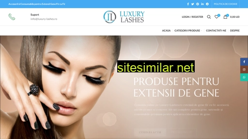 luxury-lashes.ro alternative sites