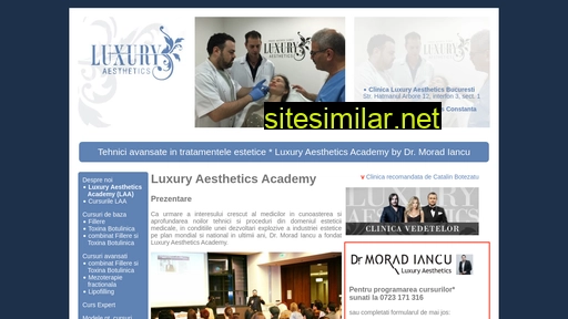 luxury-aesthetics-academy.ro alternative sites