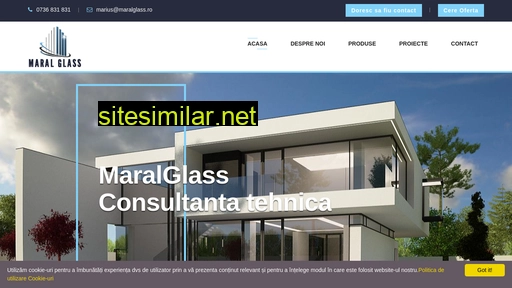 maralglass.ro alternative sites