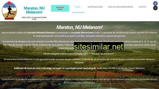 maratonnumelanom.ro alternative sites