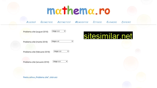 mathema.ro alternative sites