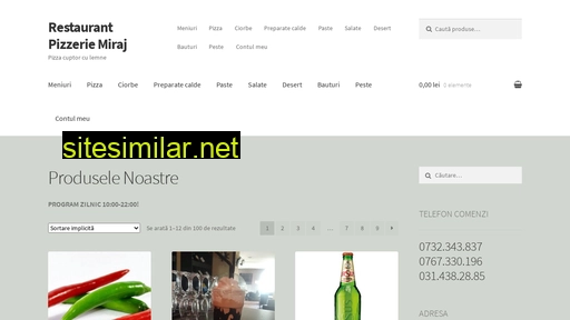 mirajpizza.ro alternative sites