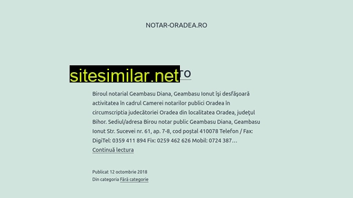 notar-oradea.ro alternative sites