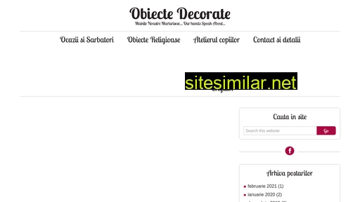 obiectedecorate.ro alternative sites