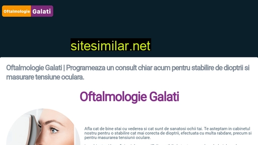 oftalmologiegalati.ro alternative sites