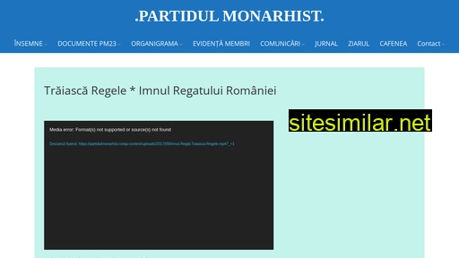 partidulmonarhist.ro alternative sites