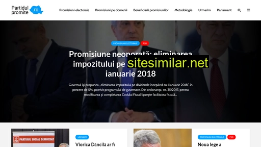 partidulpromite.ro alternative sites