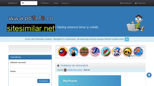 pbinfo.ro alternative sites