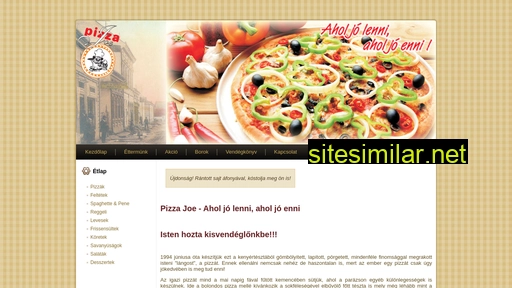 Pizzajoe similar sites